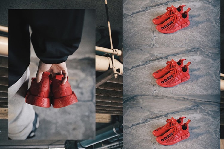 atmos x adidas 聯手合作打造全新 NMD R1「Triple Red」配色鞋款