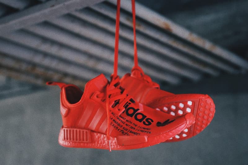 atmos x adidas 聯手合作打造全新 NMD R1「Triple Red」配色鞋款
