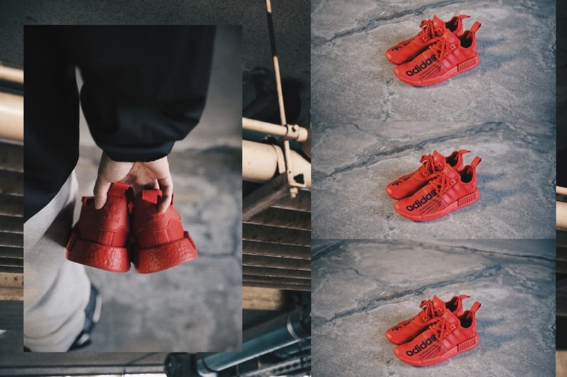 atmos x adidas 聯手合作打造全新 NMD R1「Triple Red」配色鞋款