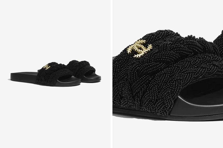 Chanel 推出要價 $1,100 美元奢華珍珠羊皮拖鞋