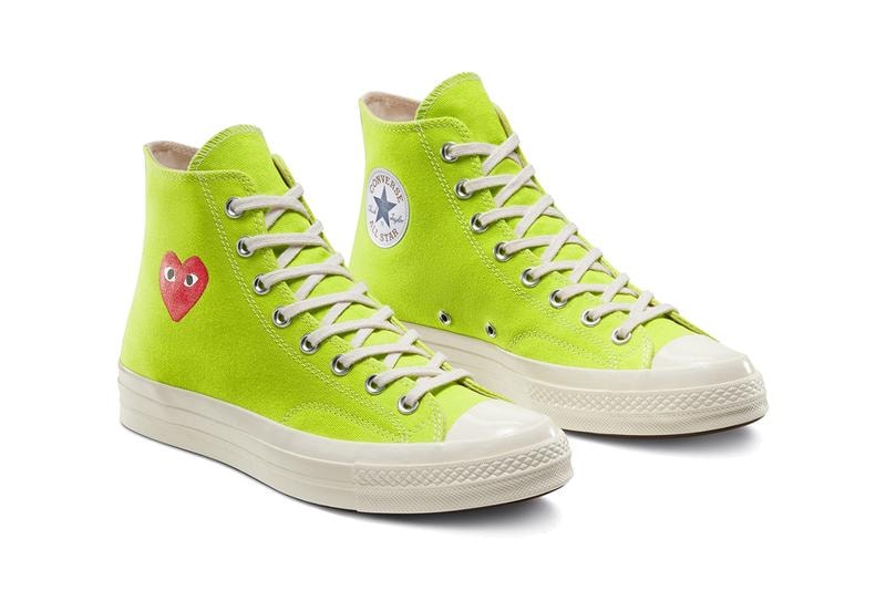 COMME des GARÇONS PLAY x Converse Chuck 70s 春夏新配色上架情報