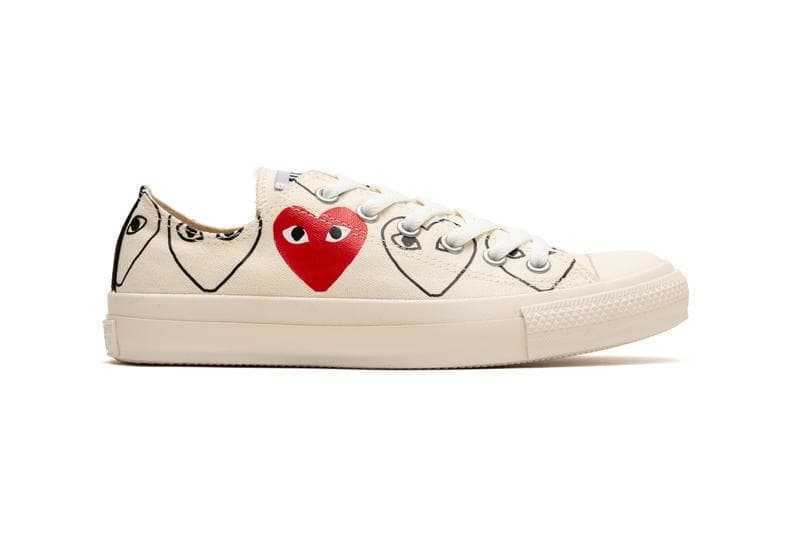 COMME des GARÇONS PLAY x Converse Chuck 70 全新設計實物圖片登場！