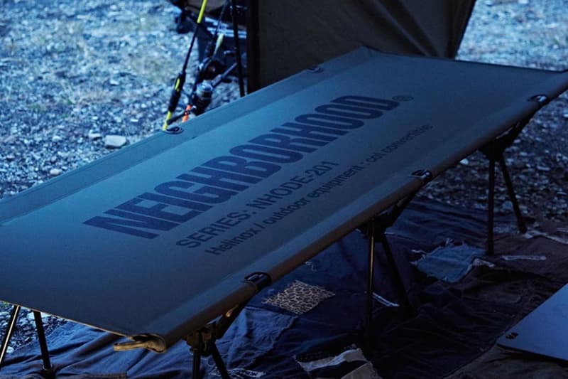 野營必需品 - NEIGHBORHOOD x Helinox 全新聯乘露營系列單品曝光