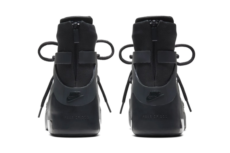 Nike Air Fear of God 1「Triple Black」官方圖輯發佈
