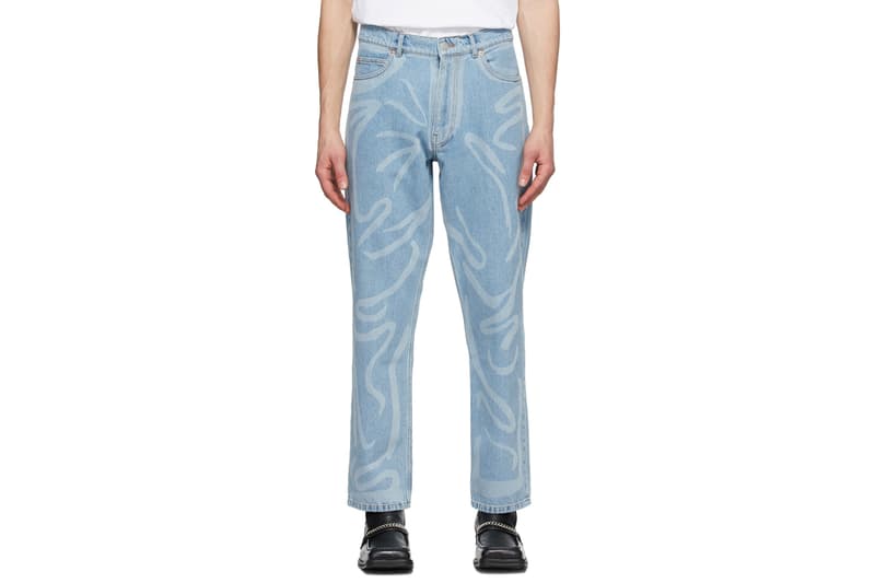玩味十足 - Martine Rose 推出全新塗鴉摺紋直筒牛仔褲