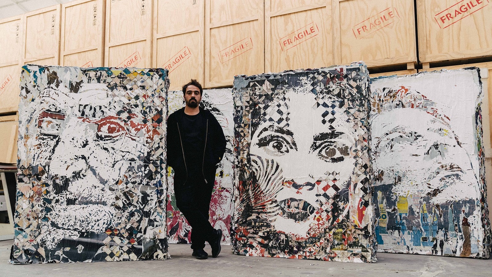 與街頭藝術家 Vhils 一同「炸毀」身份