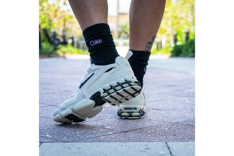 近賞 Stüssy x Nike Air Zoom Spiridon Caged 2 聯乘鞋款上腳圖輯
