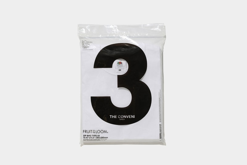THE CONVENI 推出 fragment design x FRUIT OF THE LOOM® 聯乘系列第三彈