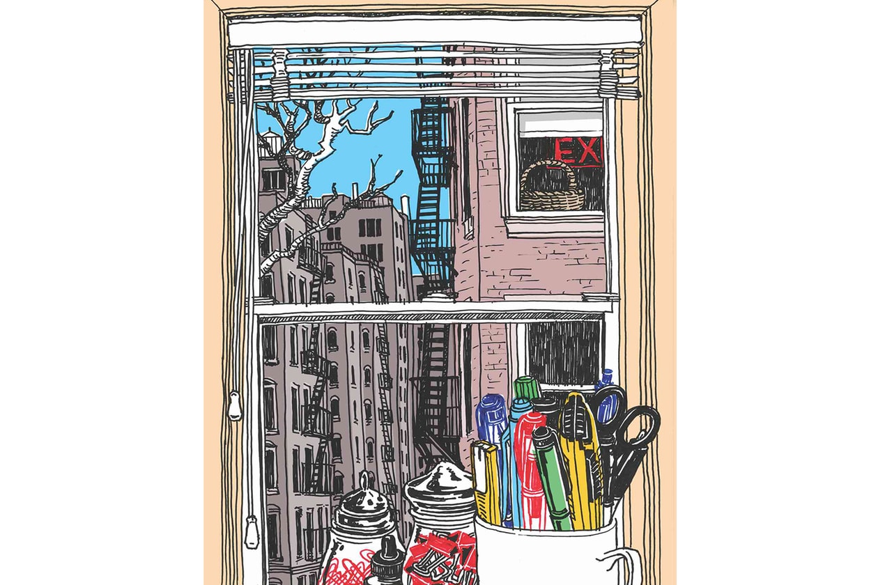 纽约时报邀请 17 位插画家画出他们窗外的风景 