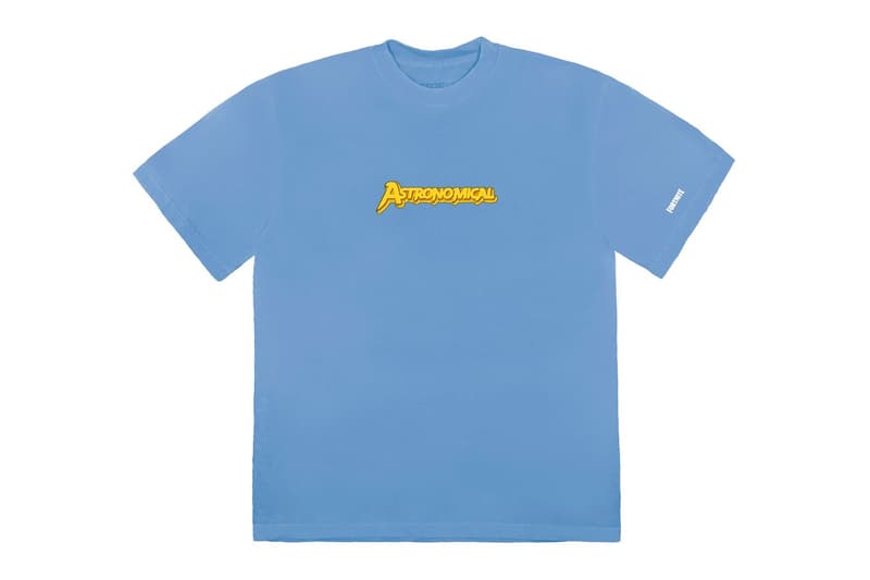 Travis Scott x Fortnite 虛擬演唱會《Astronomical Tour》周邊商品正式發佈