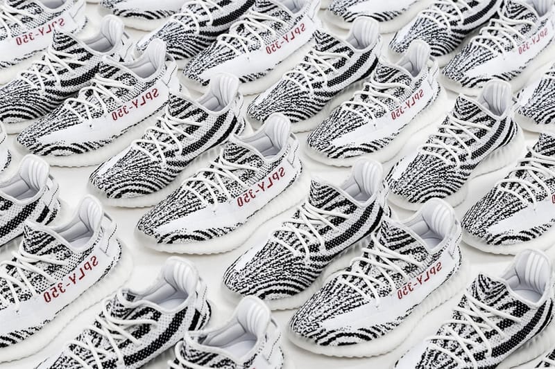 YEEZY BOOST 350 V2 人氣配色「Zebra」補貨數量提前公開