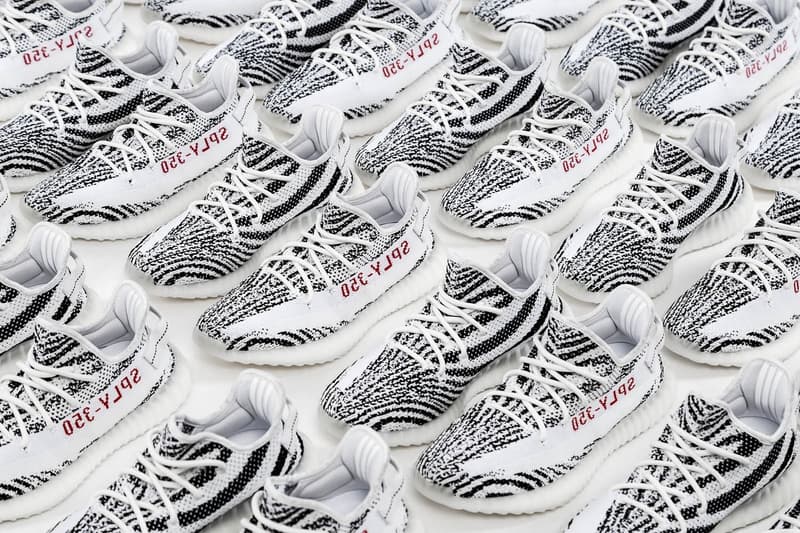 YEEZY BOOST 350 V2 人氣配色「Zebra」補貨數量提前公開