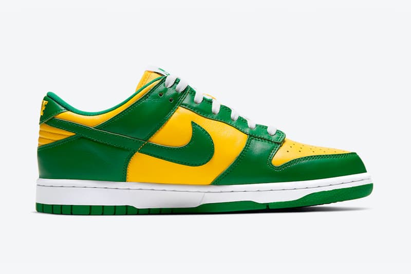 Nike Dunk Low 全新「Brazil」配色正式官方圖輯釋出