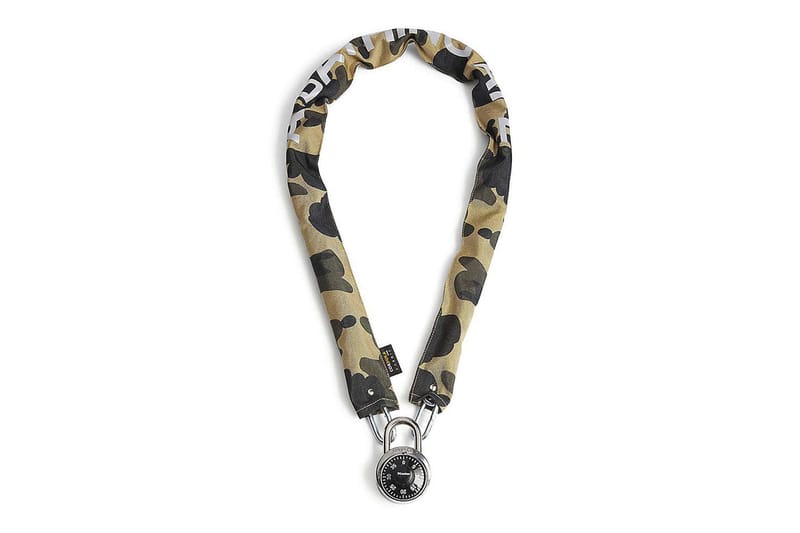 A BATHING APE® 推出迷彩自行車鎖鏈鎖