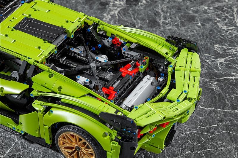 LEGO Technic 推出 Lamborghini 最新混能超跑 Sian 的積木模型