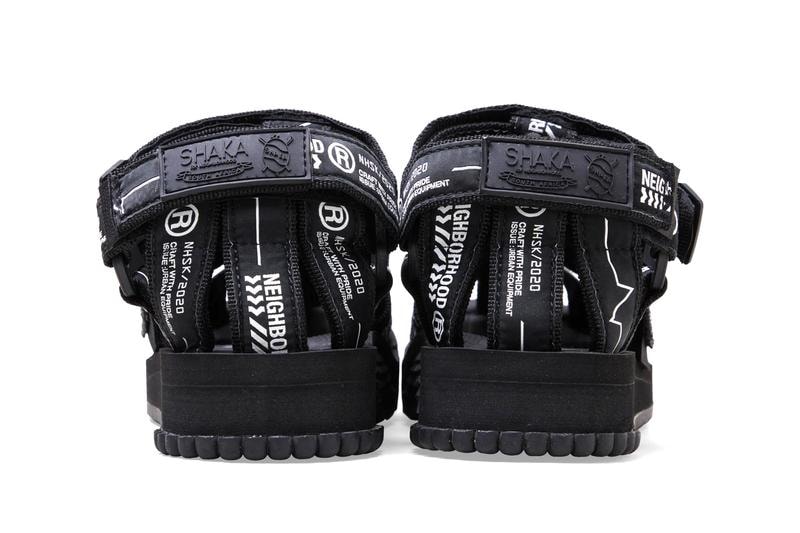 NEIGHBORHOOD x SHAKA 聯名別注 Hiker 涼鞋款式