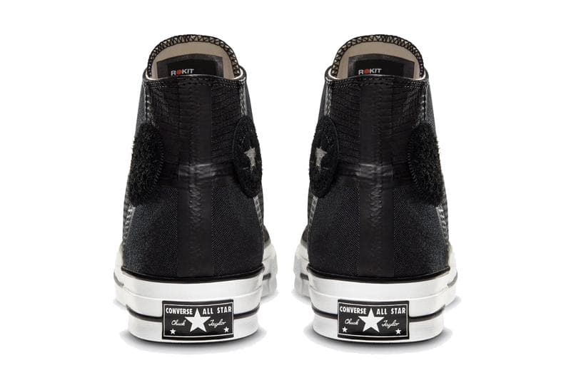 黑色層次美學－ROKIT x Converse 推出全新拼接 Chuck 70 鞋款