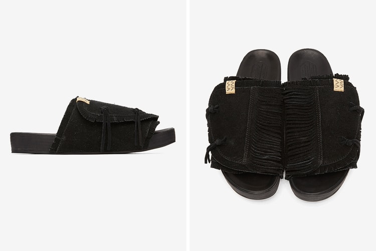 visvim 推出全新黑色麂皮版 Shaman-Folk Christos 別注涼拖鞋