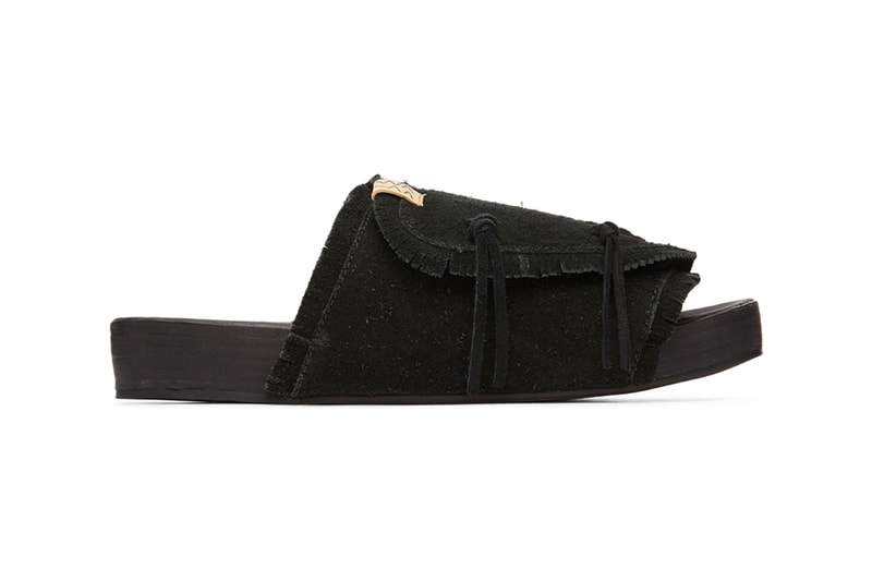 visvim 推出全新黑色麂皮版 Shaman-Folk Christos 別注涼拖鞋
