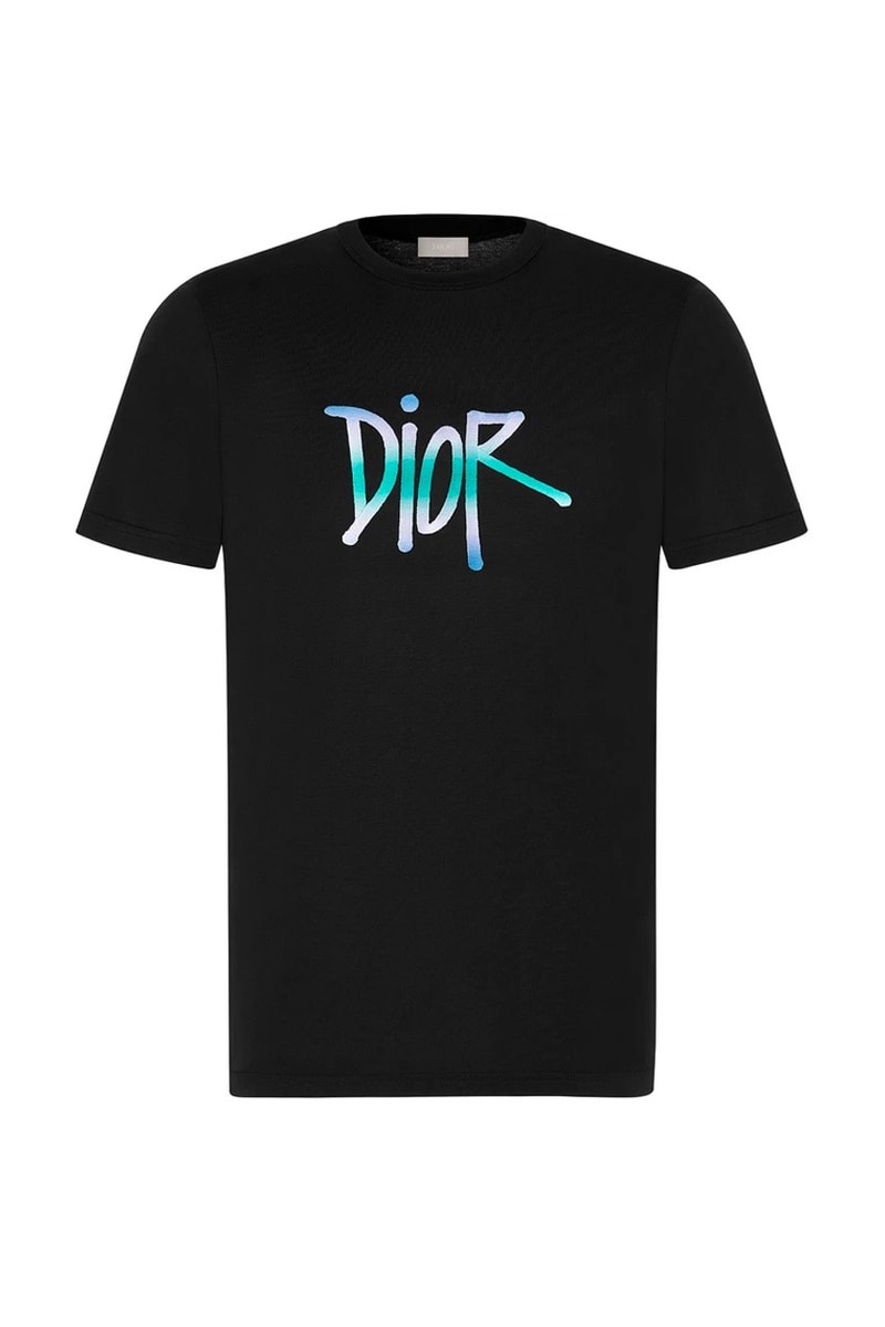 Dior x Shawn Stussy 全新 2020 春夏聯乘 T-Shirt 上架