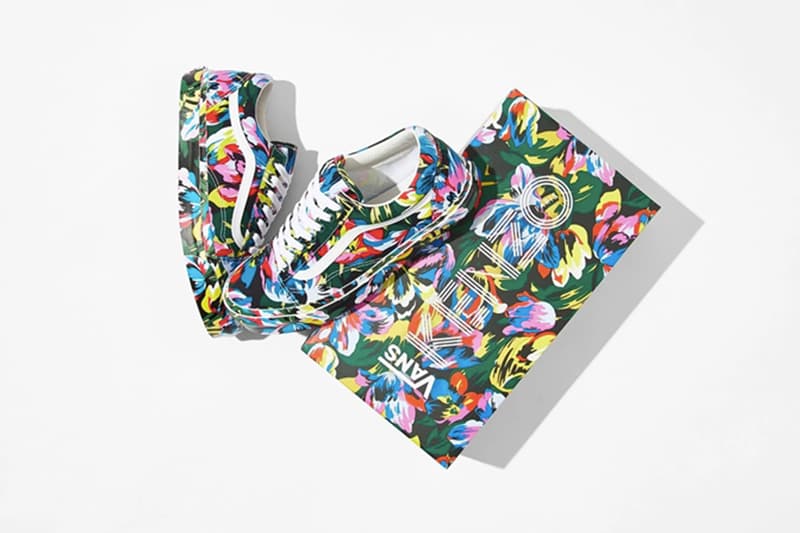 KENZO x Vans 推出別注「Floral」鞋款系列