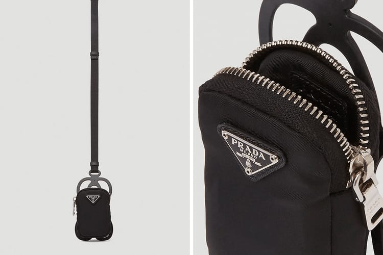 Prada 推出極簡主義隨身小物斜挎包