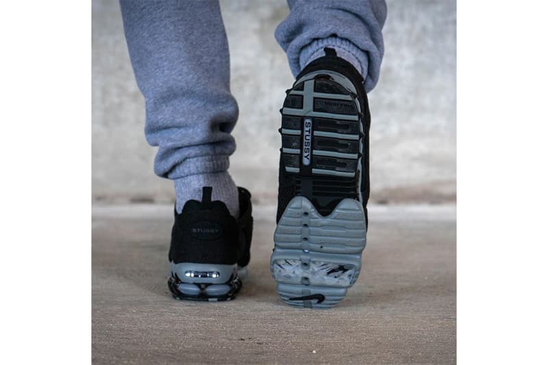 近賞 Stüssy x Nike Air Zoom Spiridon Caged 2 黑魂配色上腳圖輯