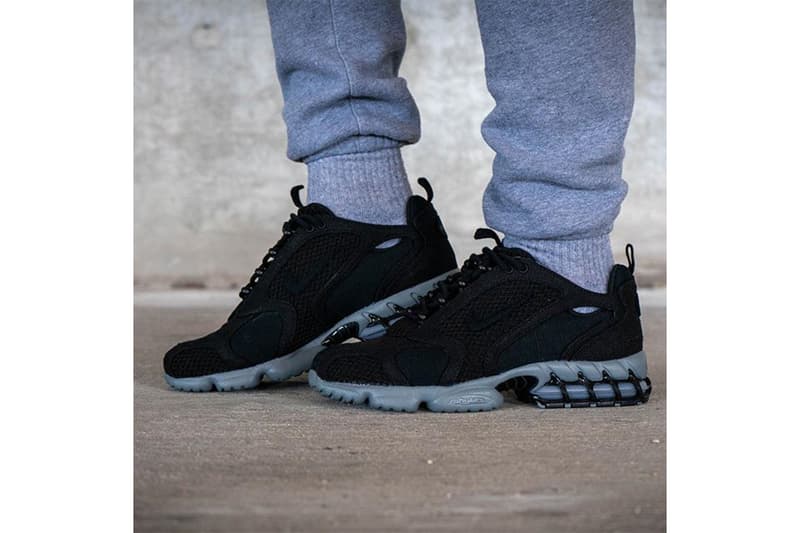 近賞 Stüssy x Nike Air Zoom Spiridon Caged 2 黑魂配色上腳圖輯
