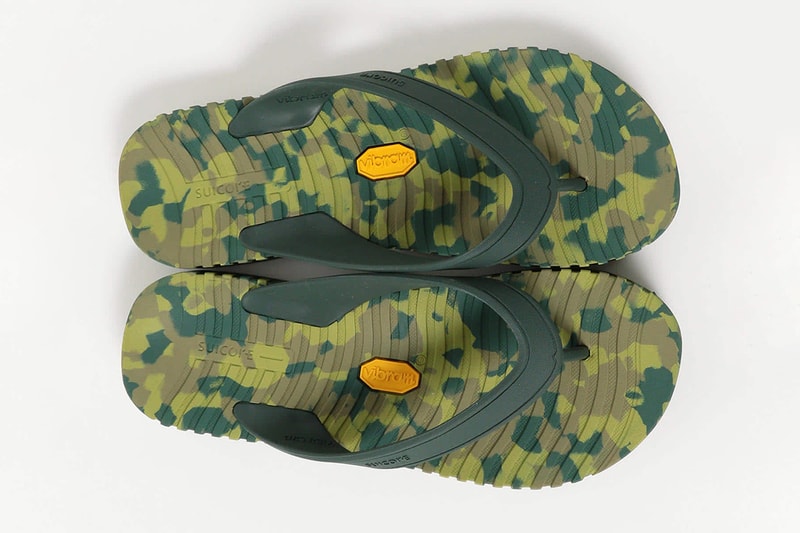 ts(s) 聯乘 Suicoke 推出迷彩圖樣人字拖單品