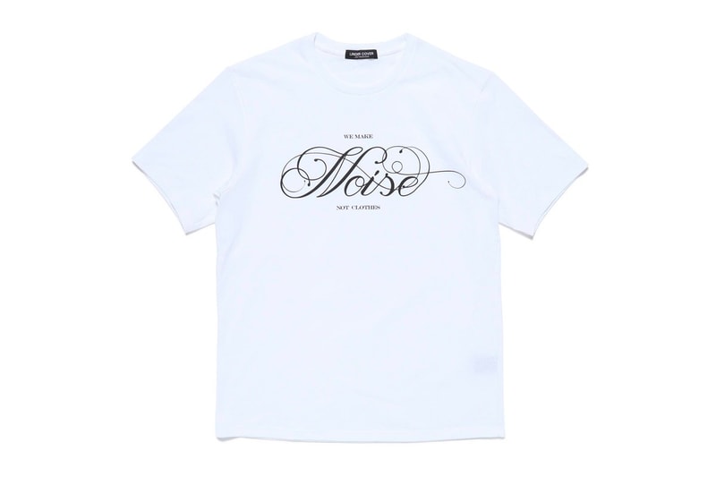 UNDERCOVER 推出「WE MAKE NOISE/NOT CLOTHES」全新標語系列