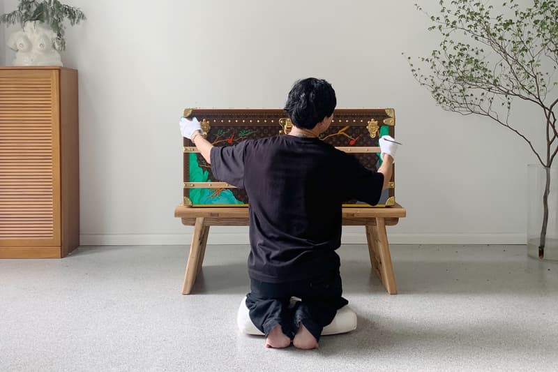 视觉艺术家林子楠以 MALLE COURRIER 110 打造全新手绘作品