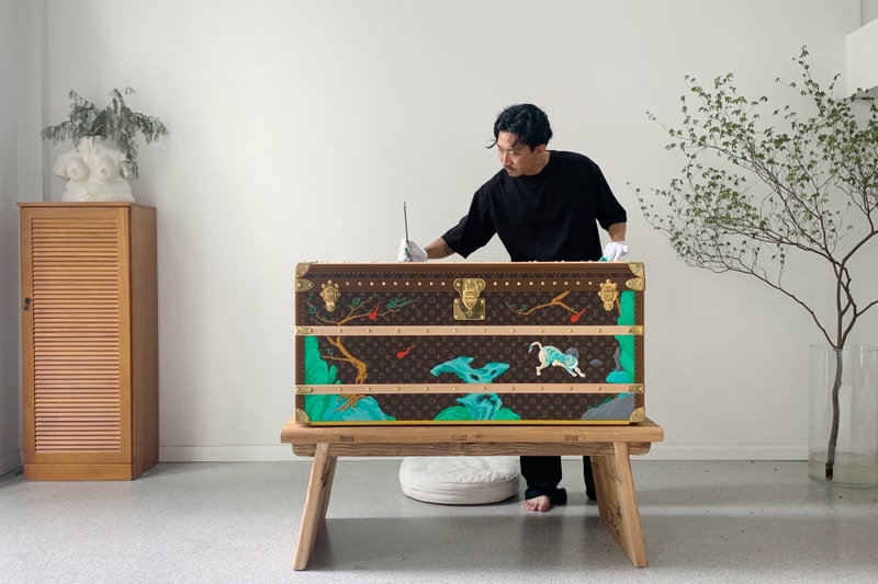 视觉艺术家林子楠以 MALLE COURRIER 110 打造全新手绘作品