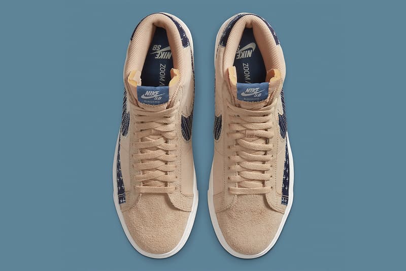 Nike SB Blazer Mid「Sashiko」日本傳統工藝概念款式即將登場
