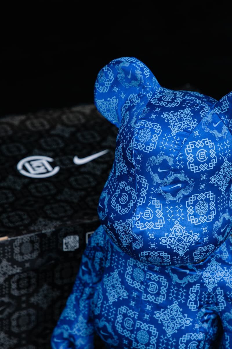 CLOT x Nike x Medicom Toy 三方聯乘 BE@RBRICK 1000% 發售情報