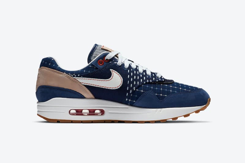 DENHAM x Nike 打造傳統日本工藝元素 Air Max 1 別注鞋款