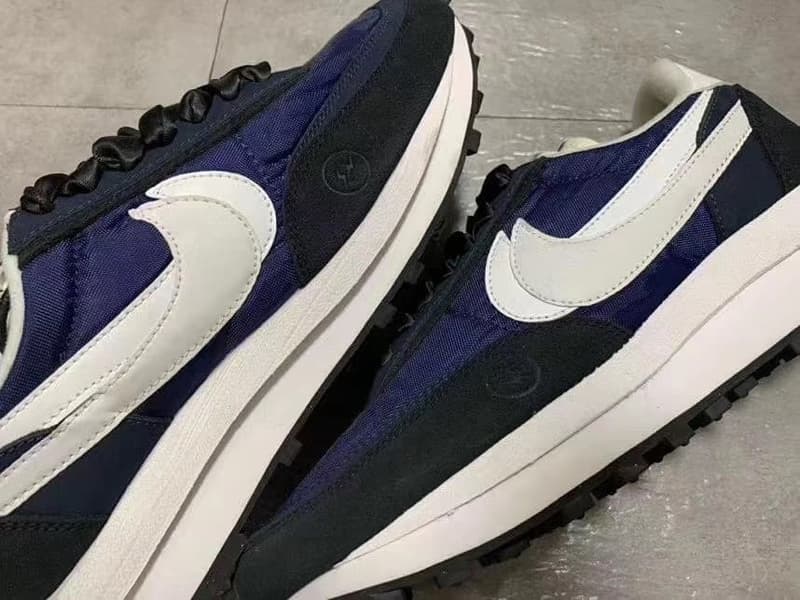 網絡曝光 fragment design x sacai x Nike LDWaffle 聯名鞋款細節圖輯