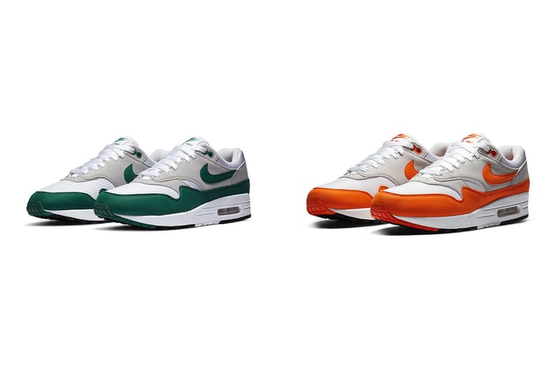 Nike Air Max 1 回歸「Hunter Green」及「Anniversary Orange」配色