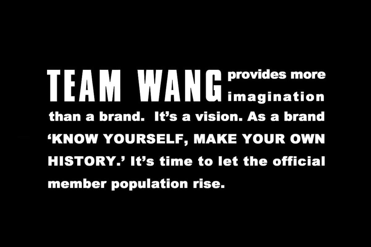 在首个系列正式登场之前，王嘉尔携 TEAM WANG 创始成员与我们剖析品牌故事及创作理念