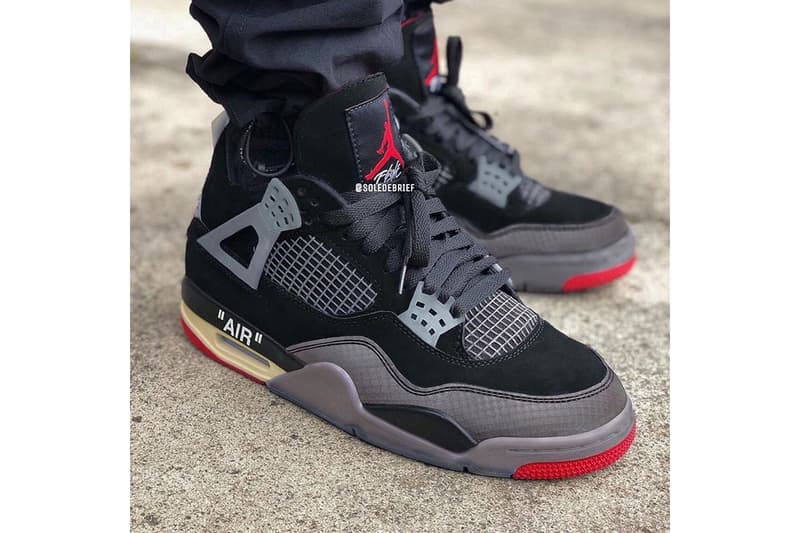 Off-White™ x Air Jordan 4 經典配色「Bred」全新發售情報曝光