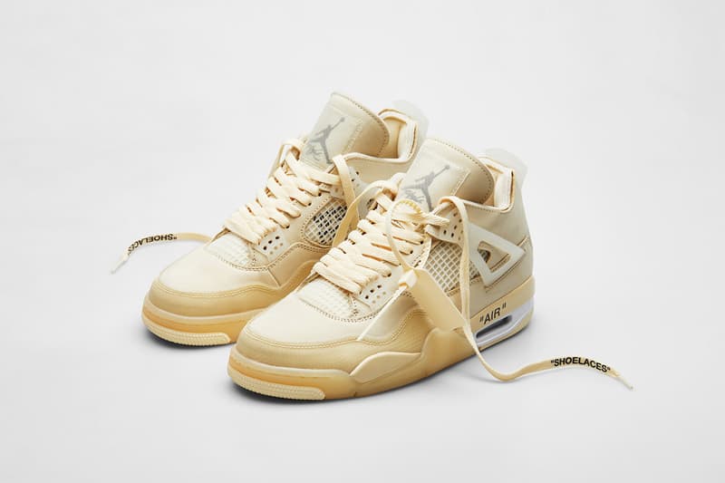 Off-White™ x Air Jordan 4「Sail」最新聯名鞋款於 END. 開放投籤中