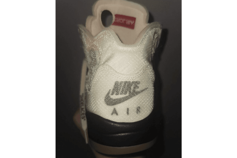 Off-White™ x Air Jordan 5 最新配色「Sail」全新近照圖輯曝光