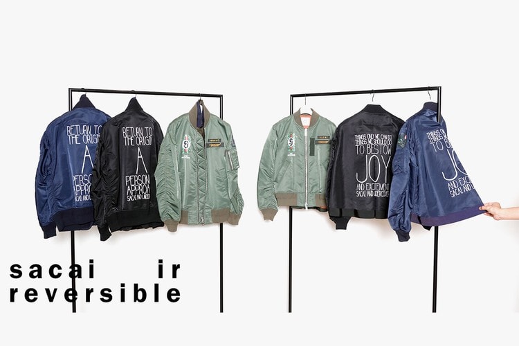 sacai x UNDERCOVER 全新聯乘系列 MA-1 正式發佈