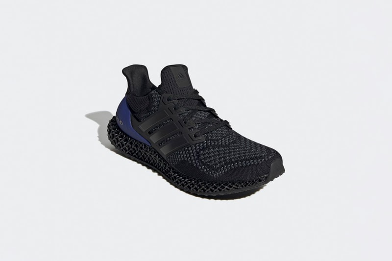 率先近賞 adidas 混種跑鞋 Ultra 4D 黑紫配色清晰官方圖輯