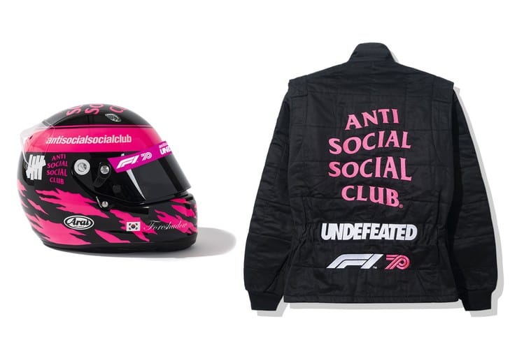 Anti Social Social Club x UNDEFEATED x Formula 1 全新聯乘系列正式發佈