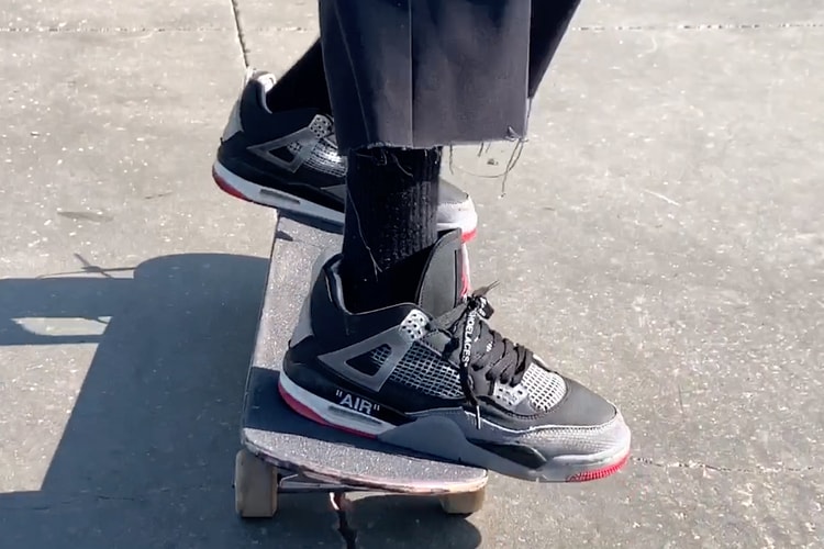 Erik Arteaga 板場實着未市售 Off-White™ x Air Jordan 4「Bred」