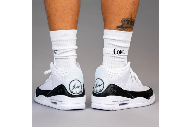 近賞 fragment design x Air Jordan 3 最新實着圖輯