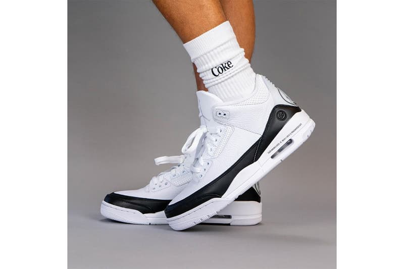 近賞 fragment design x Air Jordan 3 最新實着圖輯
