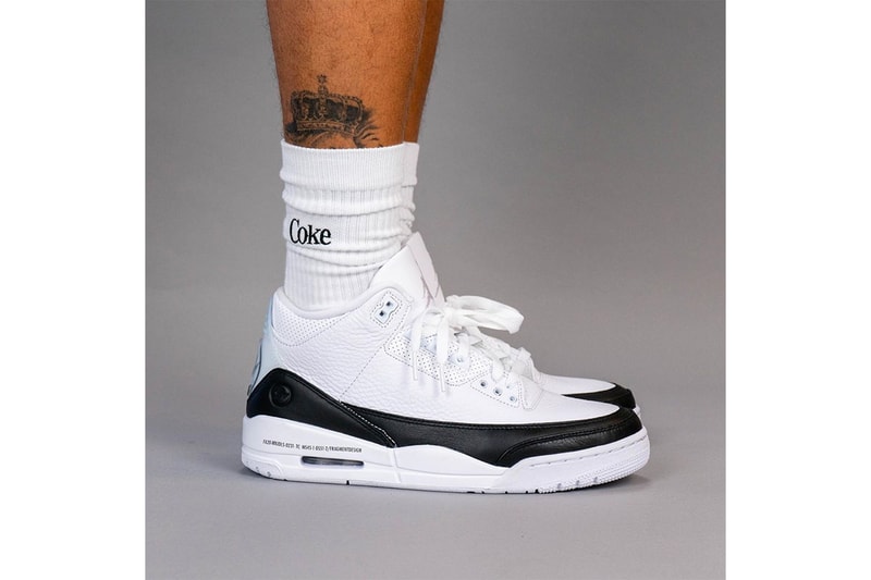 近賞 fragment design x Air Jordan 3 最新實着圖輯
