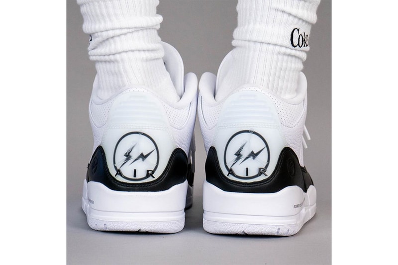 近賞 fragment design x Air Jordan 3 最新實着圖輯
