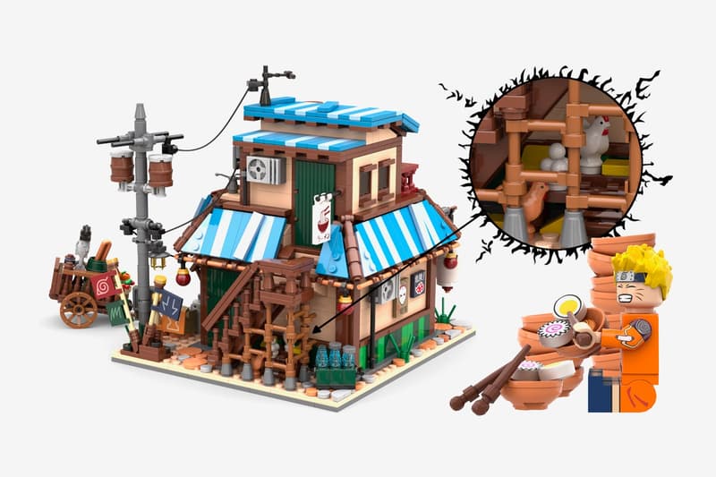LEGO IDEAS 實體化《Naruto》經典場景「一楽拉麵」